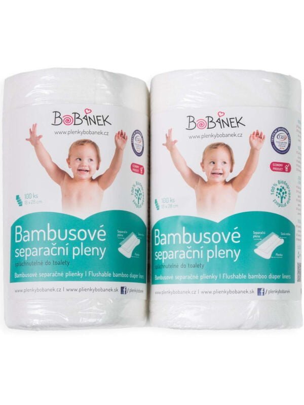 Bambusové separačné plienky - Duo Pack