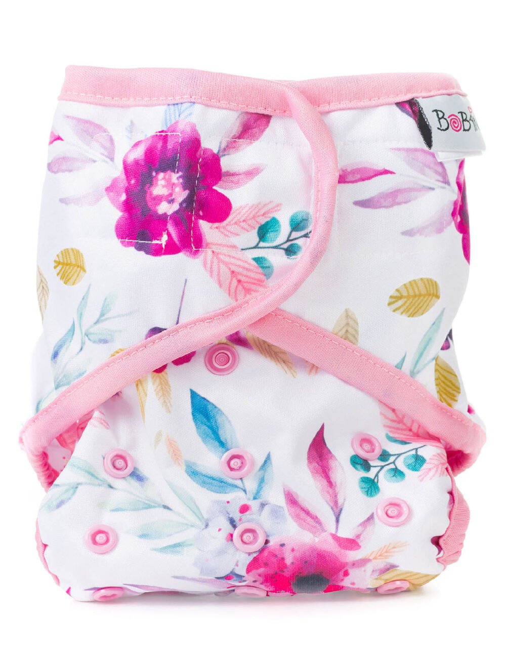 Vrchné nohavičky suchý zips - Ružové kvety - Image 3