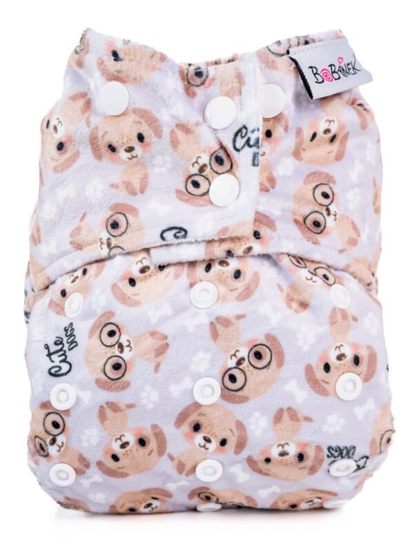 Kapsová extra jemná AIO plienka Premium patentky - Cute dogs