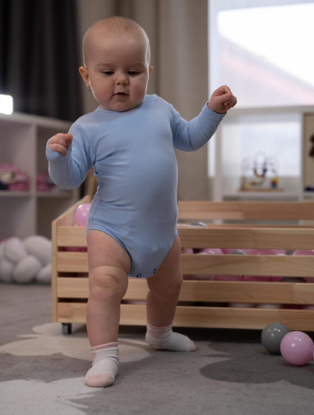 Body dlhý rukáv - Svetlo modrá - Image 2