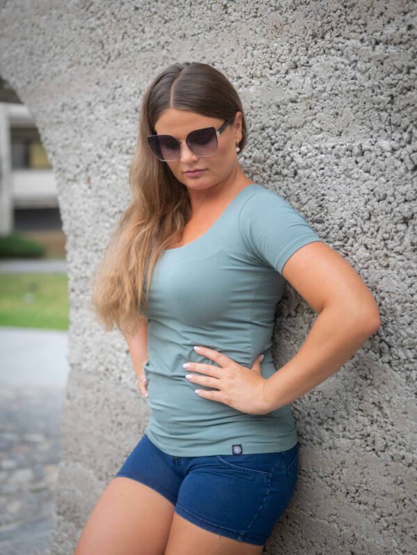Dámské
tričko UniFit krátký rukáv - Mentolové - L
